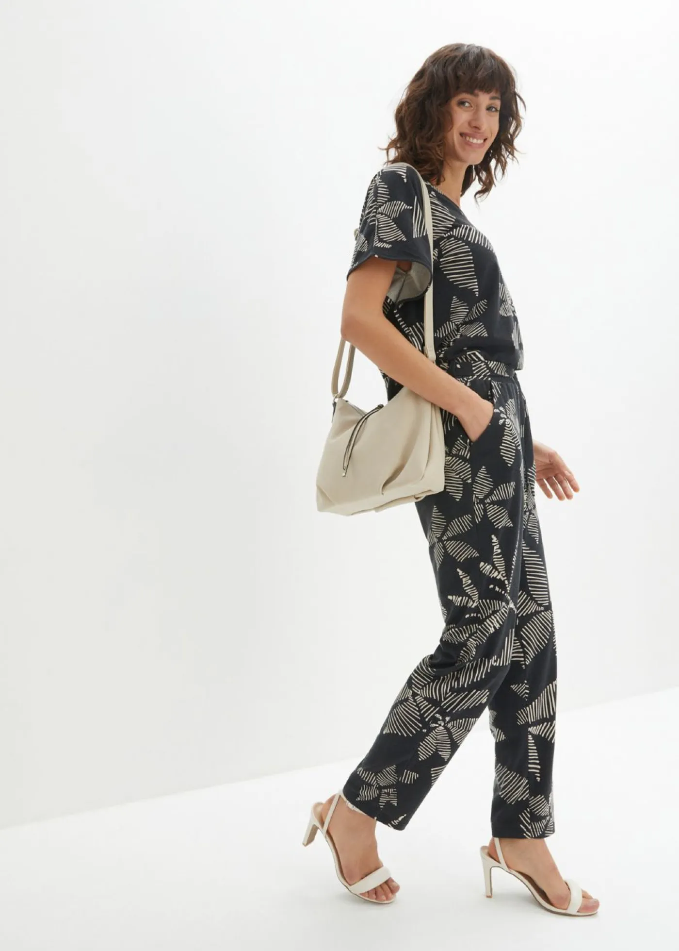 Mujer bonprix bonprix Pantalón con cinturilla elástica