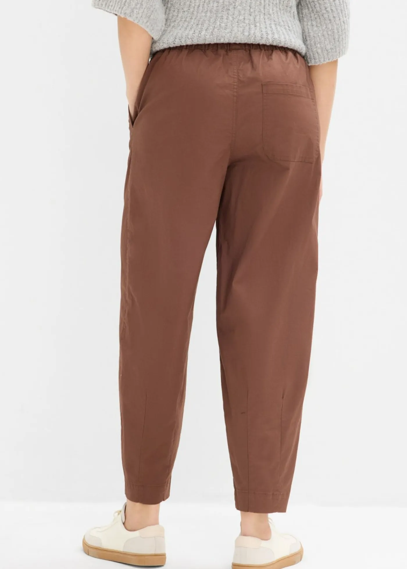 Mujer bonprix bonprix Pantalón con corte barrel y cintura cómoda