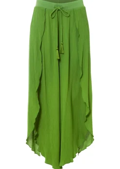 Mujer bonprix bonprix Pantalón con efecto arrugado estructurado