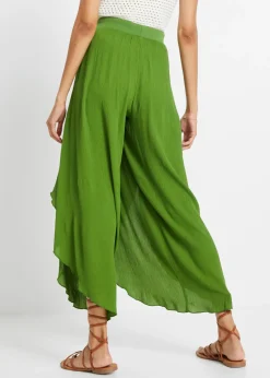 Mujer bonprix bonprix Pantalón con efecto arrugado estructurado