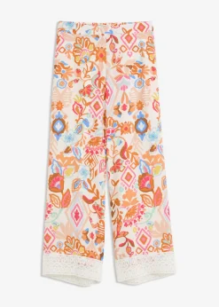 Mujer bonprix bonprix Pantalón con encaje