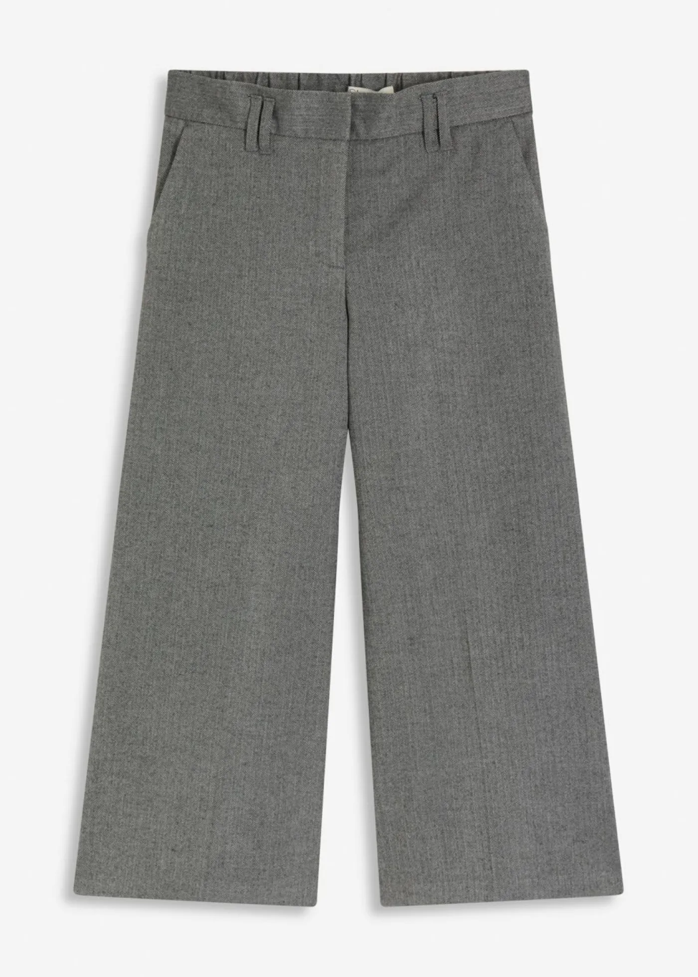 bonprix bonprix Shorts|Pantalones>Pantalón con espiga en aspecto de lana Gris jaspeado