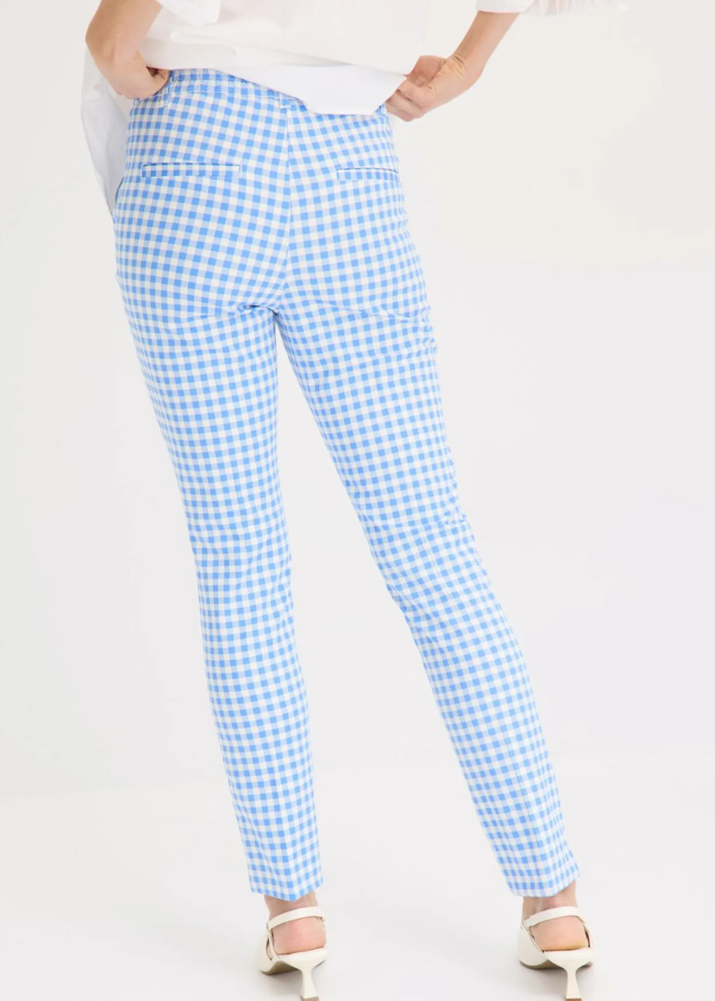 Mujer bonprix bonprix Pantalón con estampado de cuadros vichy