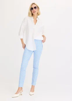 Mujer bonprix bonprix Pantalón con estampado de cuadros vichy