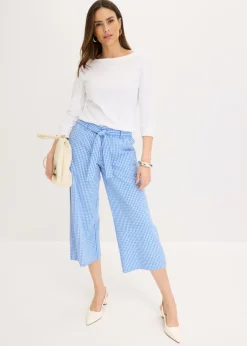 Mujer bonprix bonprix Pantalón con estampado de cuadros vichy