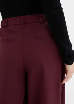 Mujer bonprix bonprix Pantalón con pinzas, cinturilla cómoda y abertura