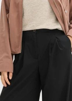 Mujer bonprix bonprix Pantalón con pinzas y cinturilla cómoda