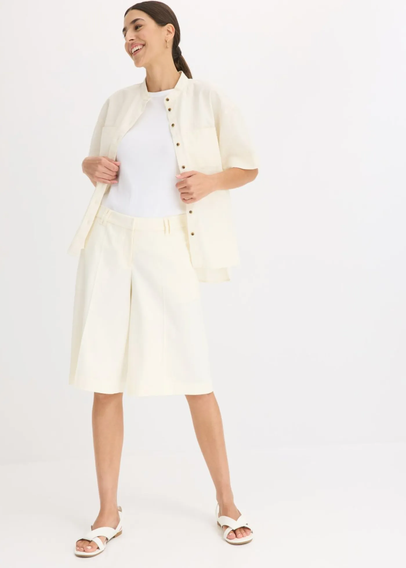 Mujer bonprix bonprix Pantalón corto ajustado