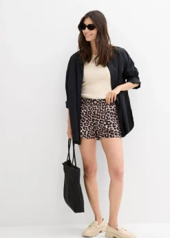 Mujer bonprix bonprix Pantalón corto con cinturilla elástica