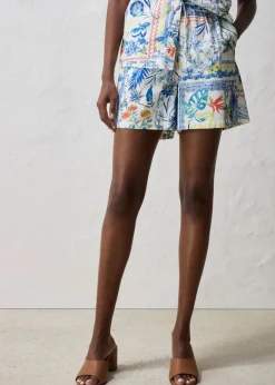 Mujer bonprix bonprix Pantalón corto con contenido de seda