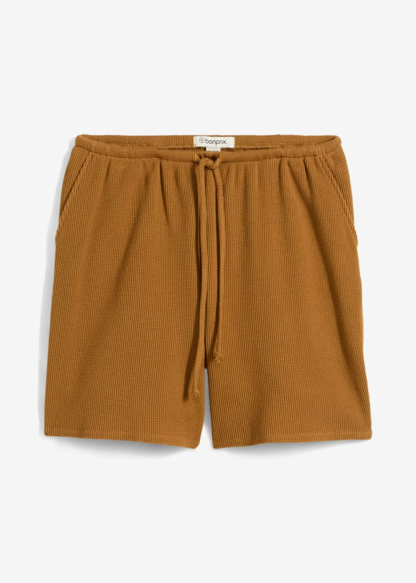 Mujer bonprix bonprix Pantalón corto de algodón puro con estructura