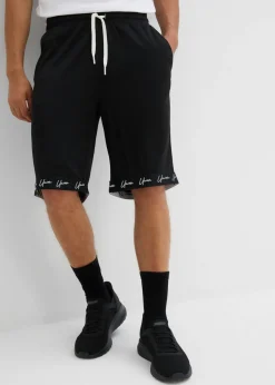 bonprix bonprix Shorts|Ropa Deportiva>Pantalón corto de chándal Negro
