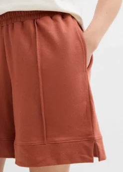 Mujer bonprix bonprix Pantalón corto de chándal de mezcla de algodón