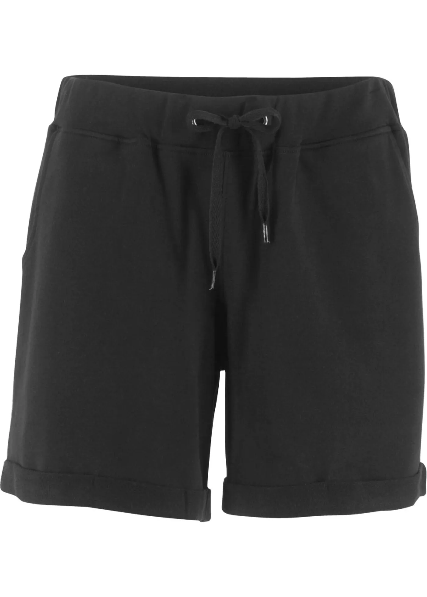 bonprix bonprix Shorts|Básicos>Pantalón corto de chándal de algodón puro Negro
