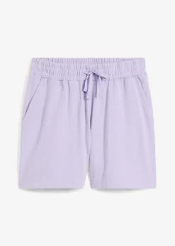 Mujer bonprix bonprix Pantalón corto de chándal de algodón puro