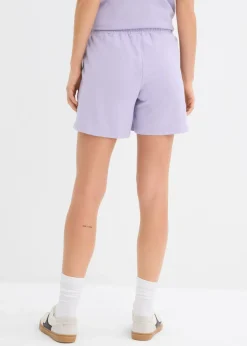 Mujer bonprix bonprix Pantalón corto de chándal de algodón puro