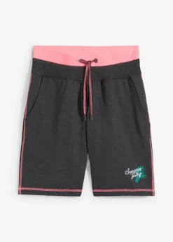 Mujer bonprix bonprix Pantalón corto de chándal de mezcla de algodón