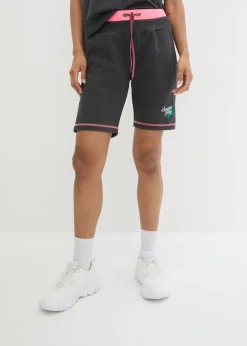 Mujer bonprix bonprix Pantalón corto de chándal de mezcla de algodón