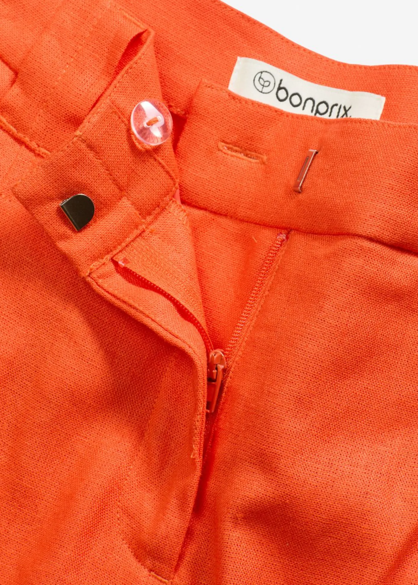 Mujer bonprix bonprix Pantalón corto de mezcla de lino ligero