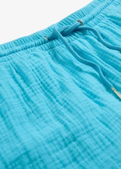bonprix bonprix Shorts|Pantalones>Pantalón corto de muselina verde agua oscuro