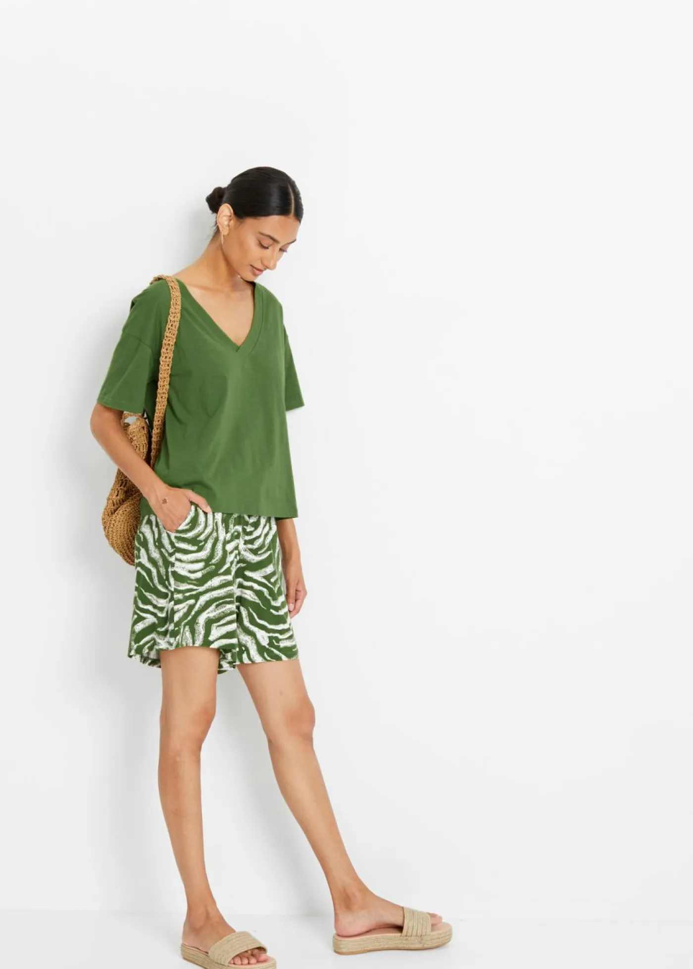 Mujer bonprix bonprix Pantalón corto de punto