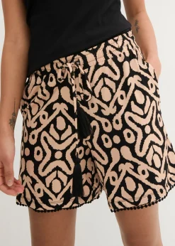 Mujer bonprix bonprix Pantalón corto de punto de mezcla de viscosa