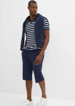 Hombre bonprix bonprix Pantalón corto de punto (2 unidades) de algodón orgánico puro