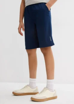 bonprix bonprix Ropa 9 A 16 Años·Shorts>Pantalón corto deportivo con corte regular Azul marino