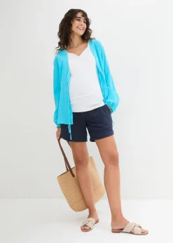 Mujer bonprix bonprix Pantalón corto premamá de muselina de algodón puro