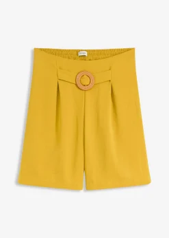 bonprix bonprix Shorts|Pantalones>Pantalón corto sin cierre Oro ocre
