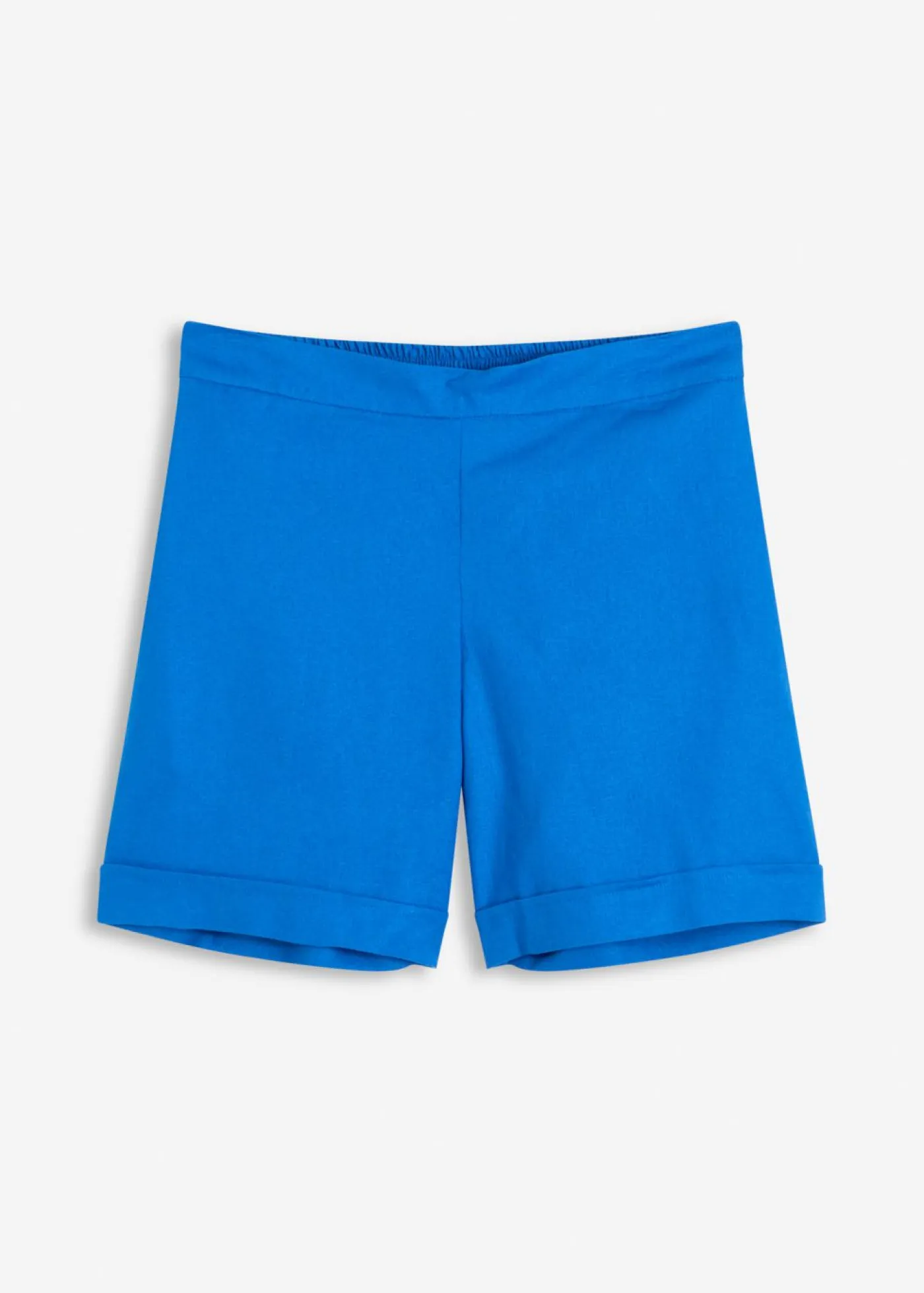 bonprix bonprix Shorts|Pantalones>Pantalón corto sin cierre de mezcla de lino vaporoso Azul ártico