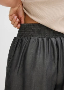 Mujer bonprix bonprix Pantalón corto sin cierre con nido de abeja