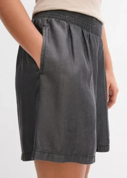 Mujer bonprix bonprix Pantalón corto sin cierre con nido de abeja