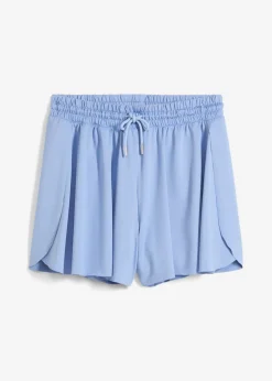 bonprix bonprix Shorts|Pantalones>Pantalón corto sin cierre con diseño de tenis Azul perla