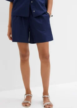 Mujer bonprix bonprix Pantalón corto sin cierre de algodón puro
