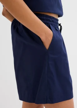 Mujer bonprix bonprix Pantalón corto sin cierre de algodón puro