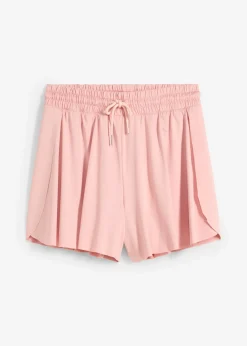 bonprix bonprix Shorts|Pantalones>Pantalón corto sin cierre con diseño de tenis rosa pastel