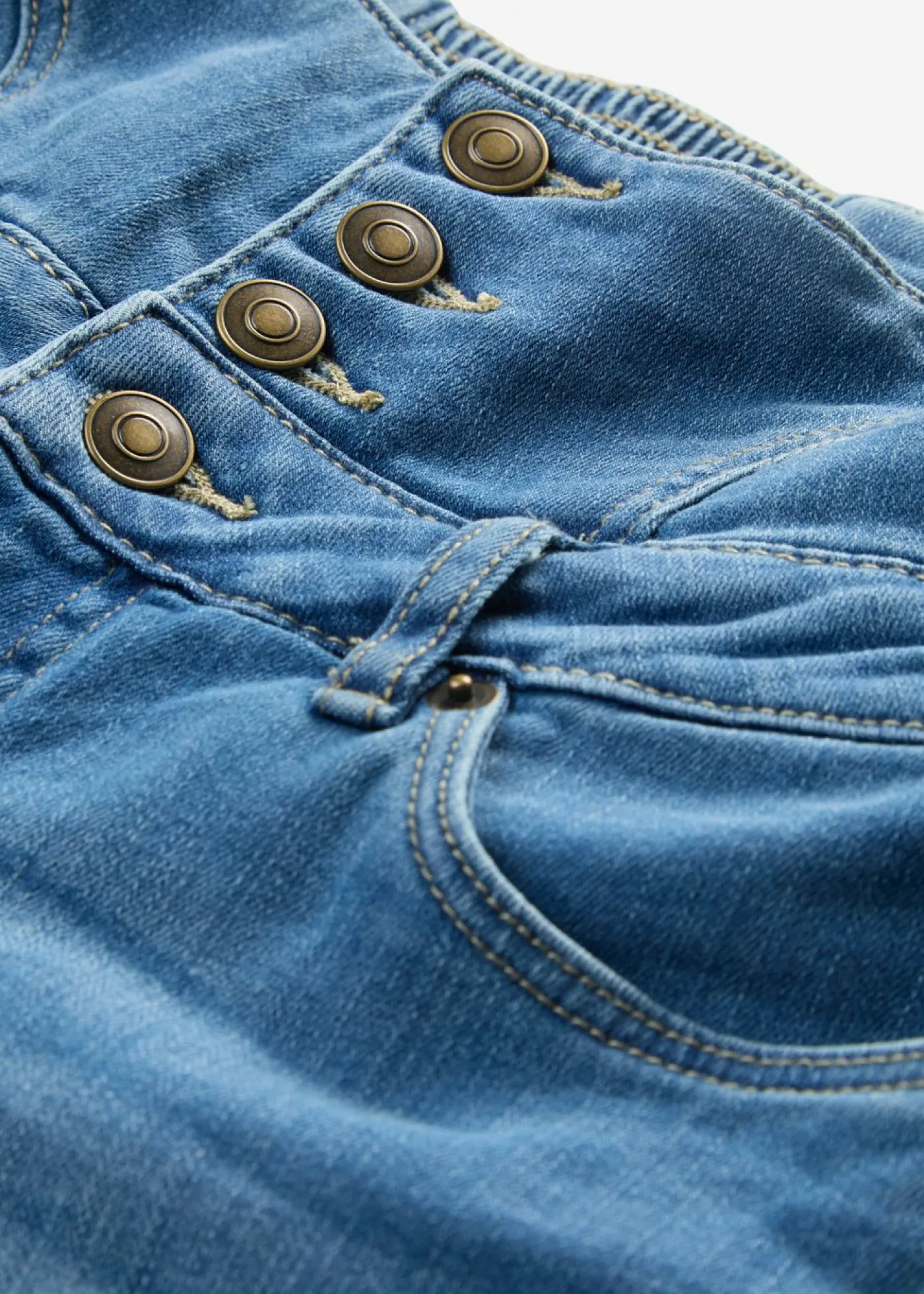 Mujer bonprix bonprix Pantalón corto vaquero de talle alto