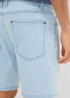 Hombre bonprix bonprix Pantalón corto vaquero elástico, loose fit, extra ancho