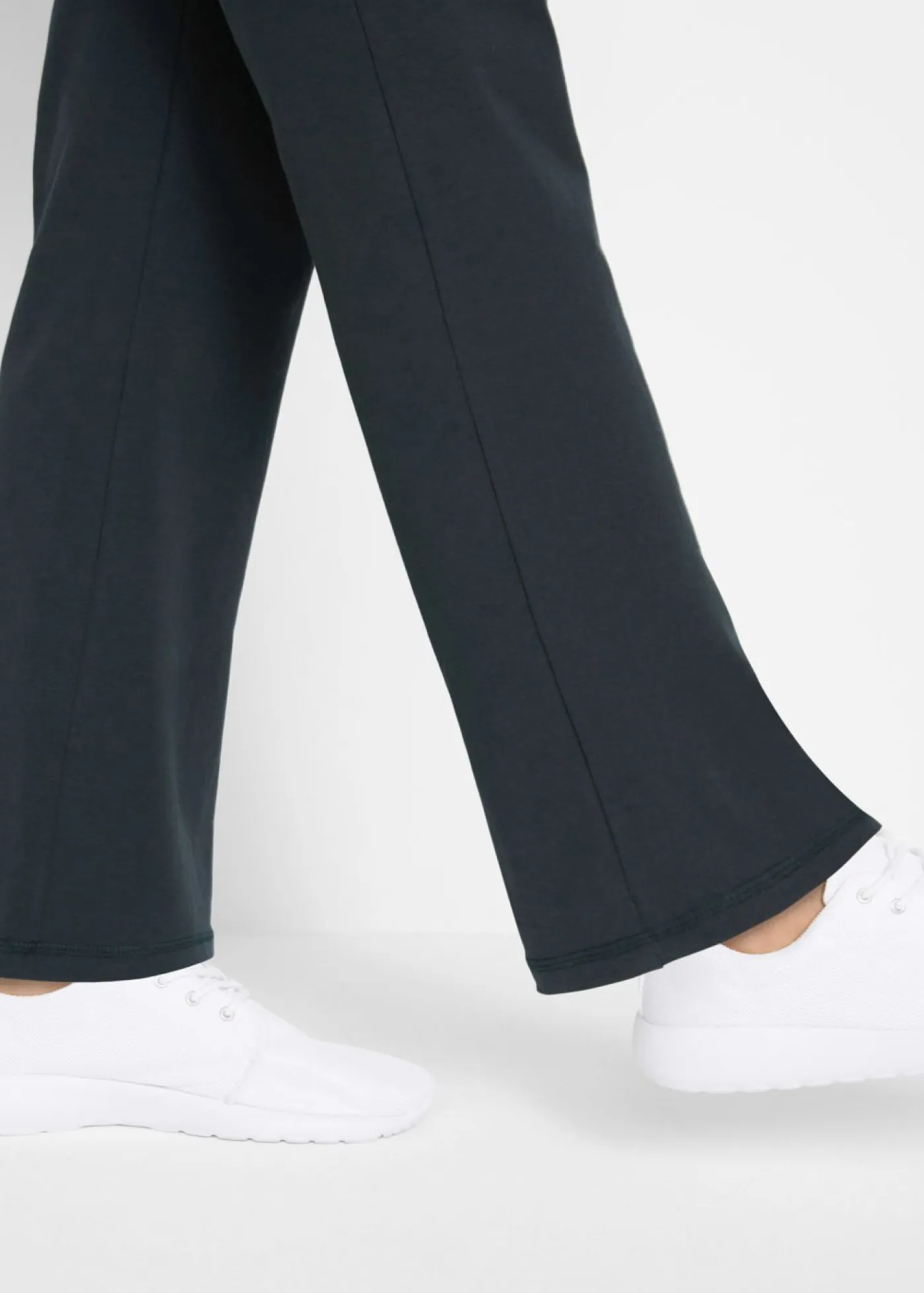 Mujer bonprix bonprix Pantalón de algodón acampanado