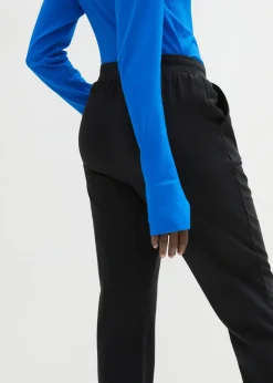 Mujer bonprix bonprix Pantalón de algodón orgánico puro con elástico