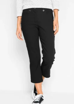 Mujer bonprix bonprix Pantalón de bengalina, largo 7/8, con cintura cómoda