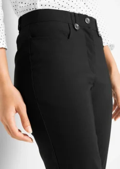 Mujer bonprix bonprix Pantalón de bengalina, largo 7/8, con cintura cómoda