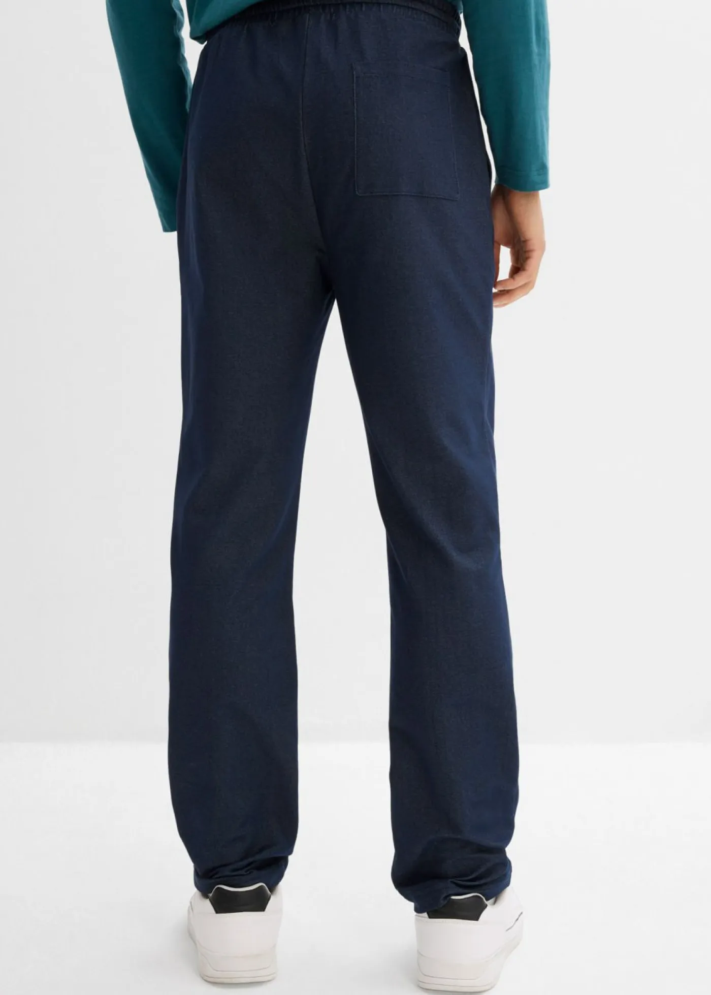 Hombre bonprix bonprix Pantalón de chándal con aspecto vaquero