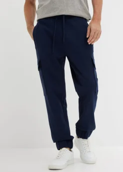 Hombre bonprix bonprix Pantalón de chándal con bolsillos tipo cargo y corte holgado