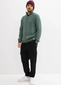 Hombre bonprix bonprix Pantalón de chándal con bolsillos tipo cargo y corte holgado