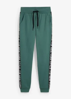 bonprix bonprix Ropa Cómoda|Pantalones>Pantalón de chándal con estampado verde mate