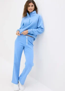 Mujer bonprix bonprix Pantalón de chándal de algodón puro (2 unidades)