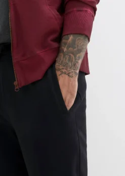Hombre bonprix bonprix Pantalón de chándal de algodón orgánico puro con corte regular