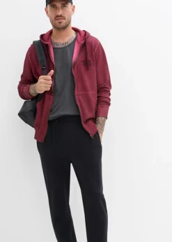 Hombre bonprix bonprix Pantalón de chándal de algodón orgánico puro con corte regular